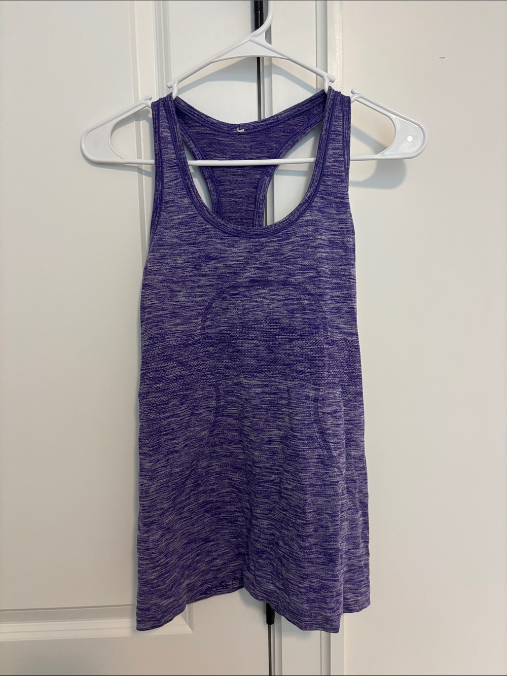 Purple Heather Racerback Tank Top
